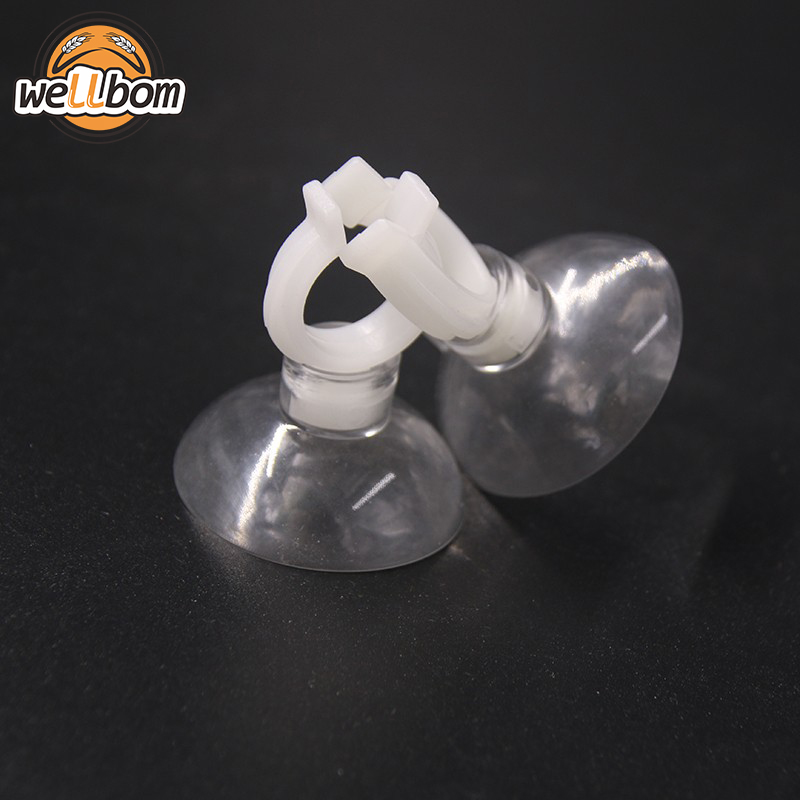 Clear Suction Cup Holder Sucker Pipe Clip for Aquarium Heater Tube